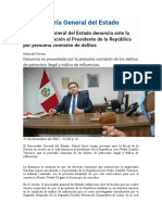 Procurador Denuncia Al Presidente