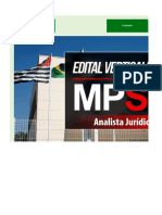 Edital Verticalizado - MP SP 2018 - Analista Jurídico