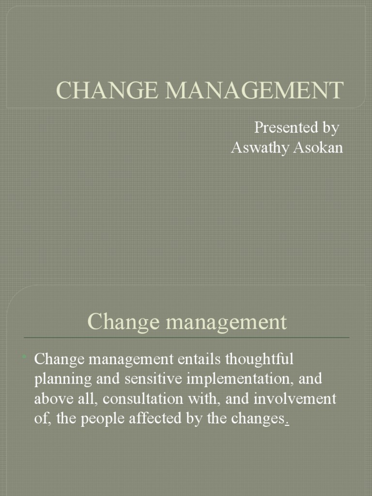 Effective Change Management Strategies | PDF