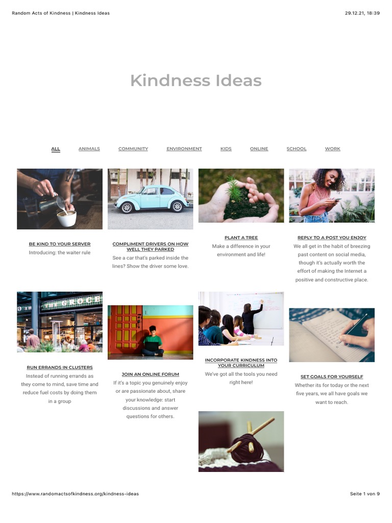 The Ultimate Guide To Random Acts Of Kindness Ideas Get Started Today - rzylgid