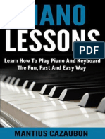 Piano Lessons - Learn How To Pla - Mantius Cazaubon
