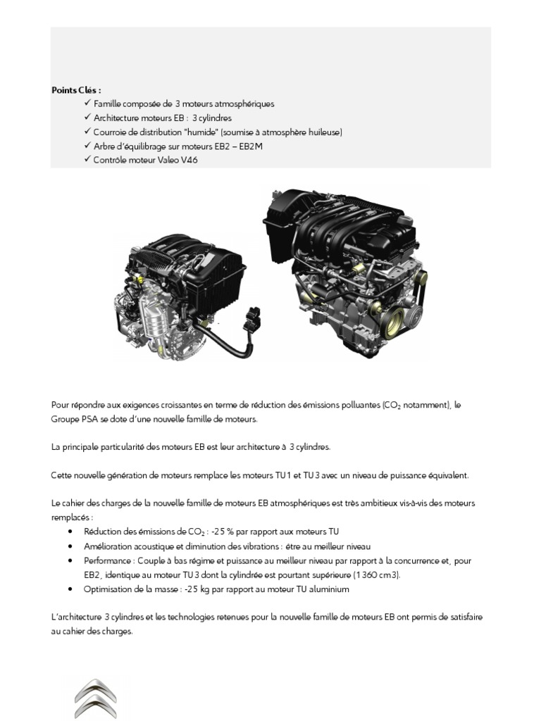 Moteurs Eb0 Eb2 Eb2m | PDF | Véhicules | Pièces de véhicule