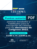 RN Puntos Autorizados Elecciones Congreso 2022