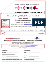 Grassroot Soccer Presents: Inspi (RED) Corporate Soccer Tournament Info Packet