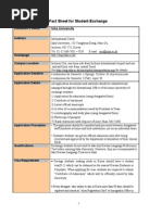 Fact Sheet - For Student Exchange-InHA