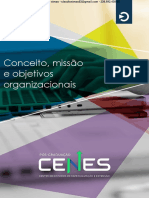 1.conceito, Missão e Objetivos Organizacionais