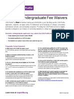 Css Profile Fee Waivers