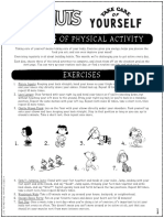 Peanuts Move Your Own Way Activity Sheet