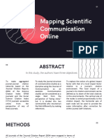 Mapping Scientific Communication Online