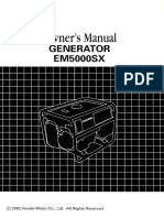 Honda Generator Manual