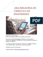 Guia para Melhoria de Currículo de Engenheiro