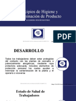 Principios de Higiene y Contaminación de Producto