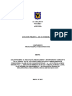 Proyecto de Pliego de Condiciones Licitación Pública Sed-Lp-Dccee-006-2021 Mejoramientos y Emergencias 2021
