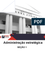 Seção 1 - ADM - Administração estratégica