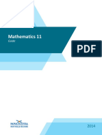 Mathematics 11 Guide (2014)