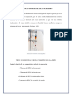 Tipos de Columnas Cromatográficas para HLPC Unido