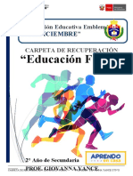 Carpeta de Recuperacion Educacion Fisica - Segundo