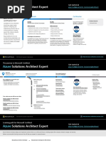 Azure Solution Architect Overview & Journey