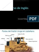 Material Partes Componentes Tractores Bulldozers Caterpillar Ingles Espanol Traducciones Glosario Vocabulario