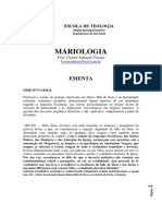 Pdfcoffee.com Escola de Teologia Apostila de Mariologia Prof Claudio PDF Free
