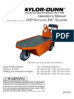 Model SC-100 Sevcon DC System: Operator's Manual