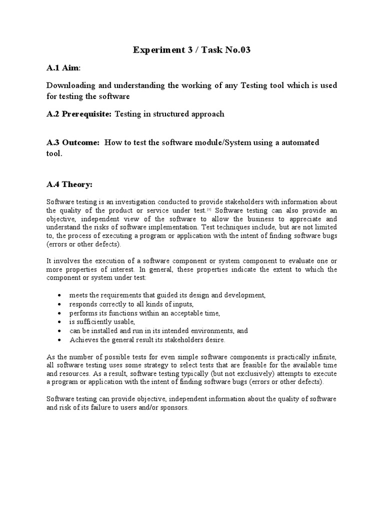 Experiment 3 | PDF