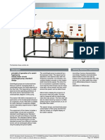 HM 305 Centrifugal Pump Trainer Specs