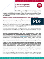 Balance (2021) y desafíos (2022) Unidad y movilización para el relanzamiento del proceso de cambio 