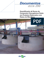 Quantificação de Teores de Compostos Cianogênicos Totais em Produtos Elaborados Com Raízes de Mandioca