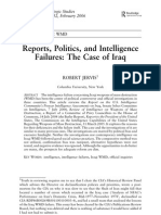 Reports, Politics, and Intelligence Failures: The Case of Iraq