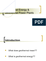 Geothermal Energy and Geothermal Power Plants