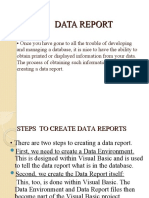 Data Report