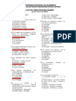 Lista de temas para examen de Historia del Perú