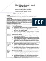 SPH4U Physics Course Outline