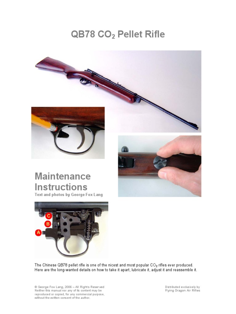 Qb78 Co Pellet Rifle Text and Photos by Fox Lang Download Free PDF Screw Gun Barrel