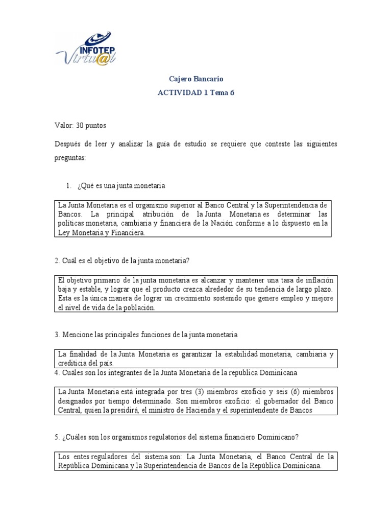 Guía de Estudio: Sistema Financiero RD | PDF | Sistema financiero | Bancos