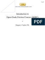 Introduction To Open-Grade Friction Courses (OGFC) : Gregory J. Taylor, P.E