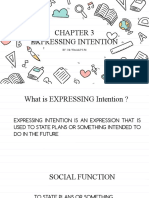 KLS 10 Expressing Intention