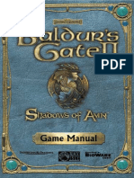 Org Baldurs Gate II Shadow of Amn Manual