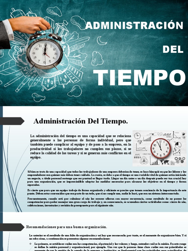 Estrategias para la Administración del Tiempo | PDF | Gestión del ...