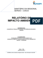 Relatório de Impacto Ambiental: Aterro Sanitário Da Regional Seridó - Caicó