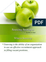 Sourcing Strategies