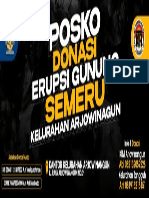 Banner Posko Donasi Semeru
