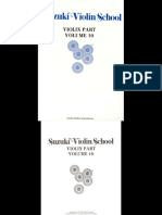 Suzuki Violin Method - Vol 10