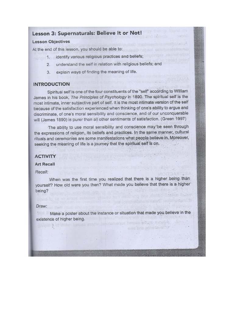 UTS - Chapter 2, Lesson 3 PDF | PDF