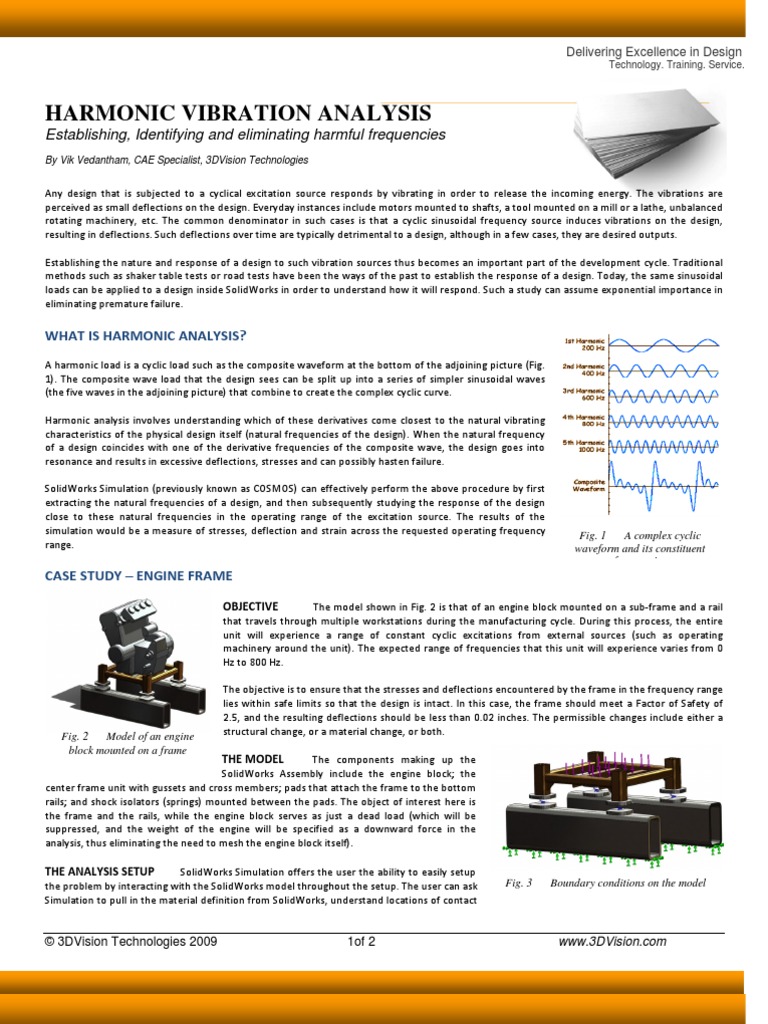 White Paper On Harmonic Vibration Analysis | PDF
