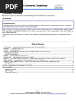 Vi Commands Cheat Sheets