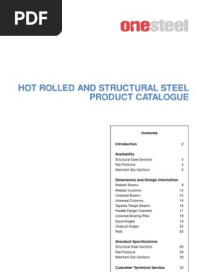 Bhp Hot Rolled Sections Structural Steel Track Rail Transport