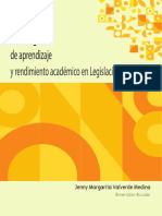 Libro Estrategias de Aprendizaje y Rendimiento Académico en Legislación Educativa