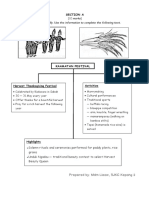 Section A: Study The Notes Below Carefully. Use The Information To Complete The Following Text